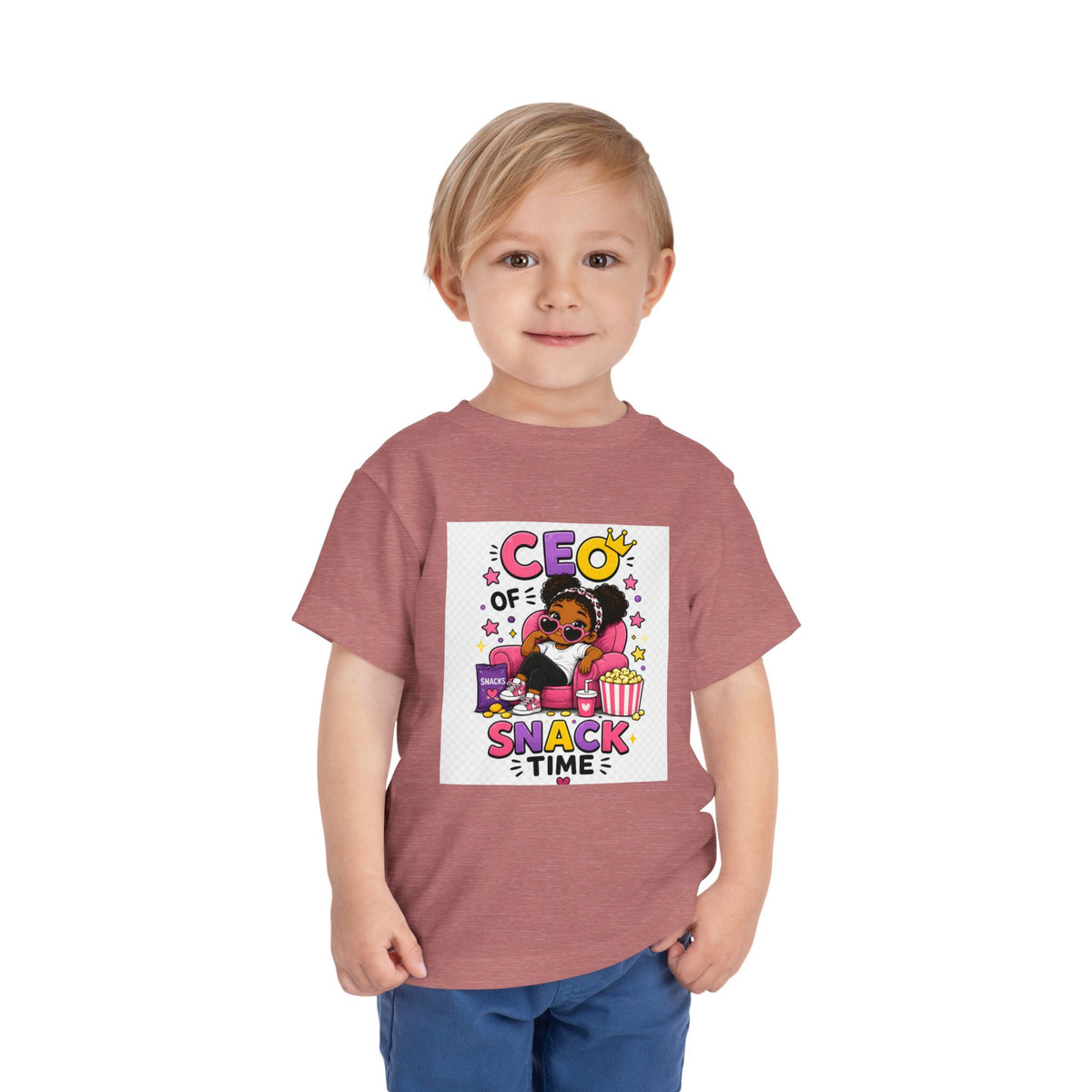 "CEO of Snack Time" Toddler Tee