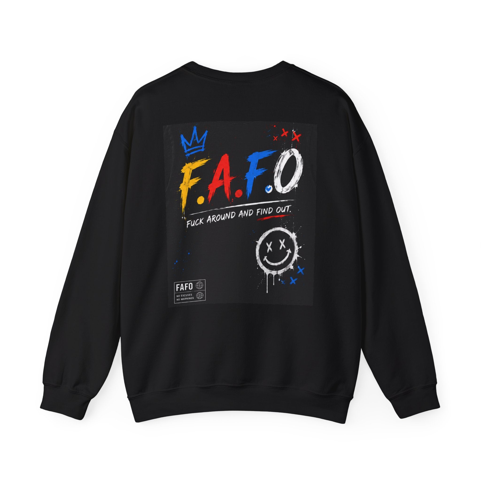 FAFO Graphic Crewneck Sweatshirt — Bold Street Art Pullover