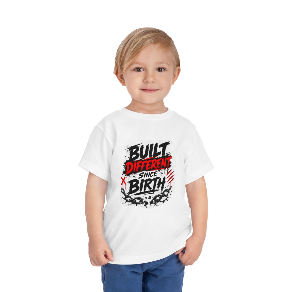Built Different Since Birth Toddler Tee