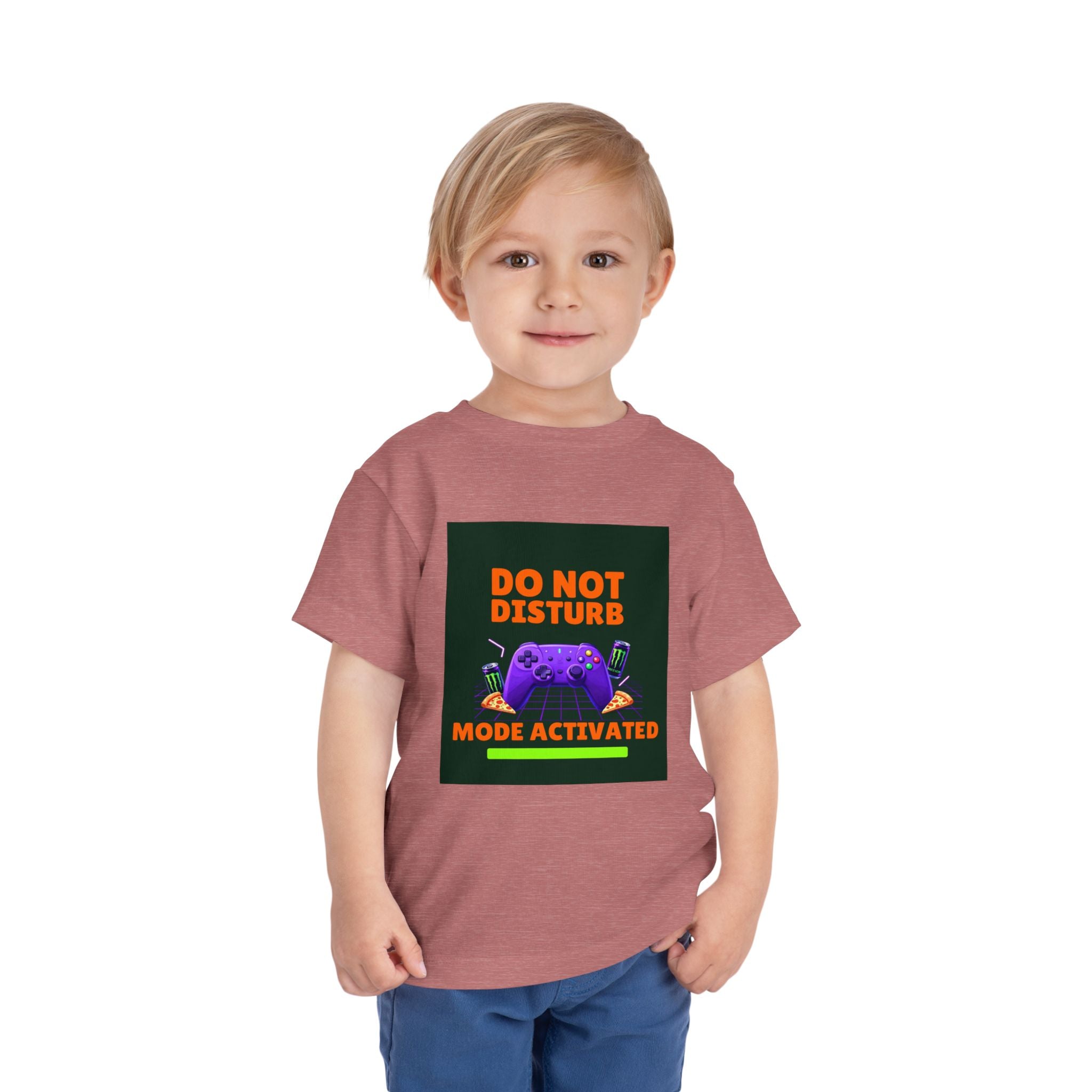 Do Not Disturb Mode Activated Toddler Tee — Gamer Controller Graphic Shirt