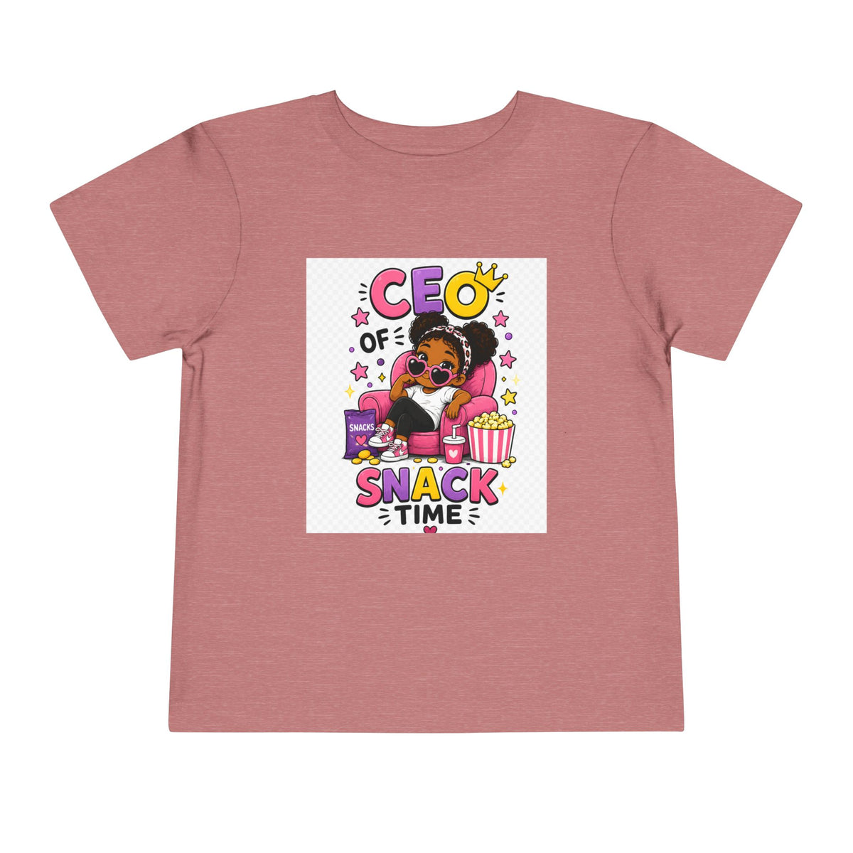 "CEO of Snack Time" Toddler Tee