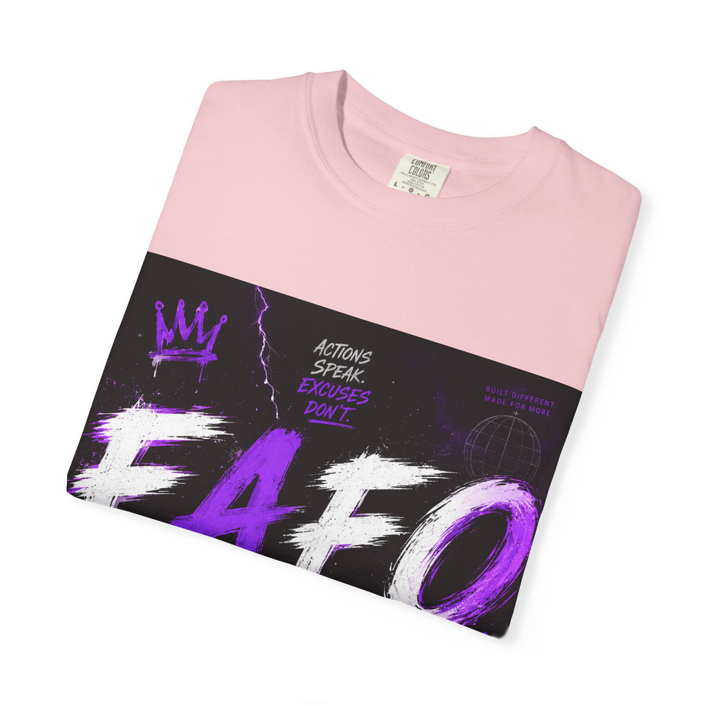 FAFO Graphic T-Shirt — Edgy Purple Streetwear Tee