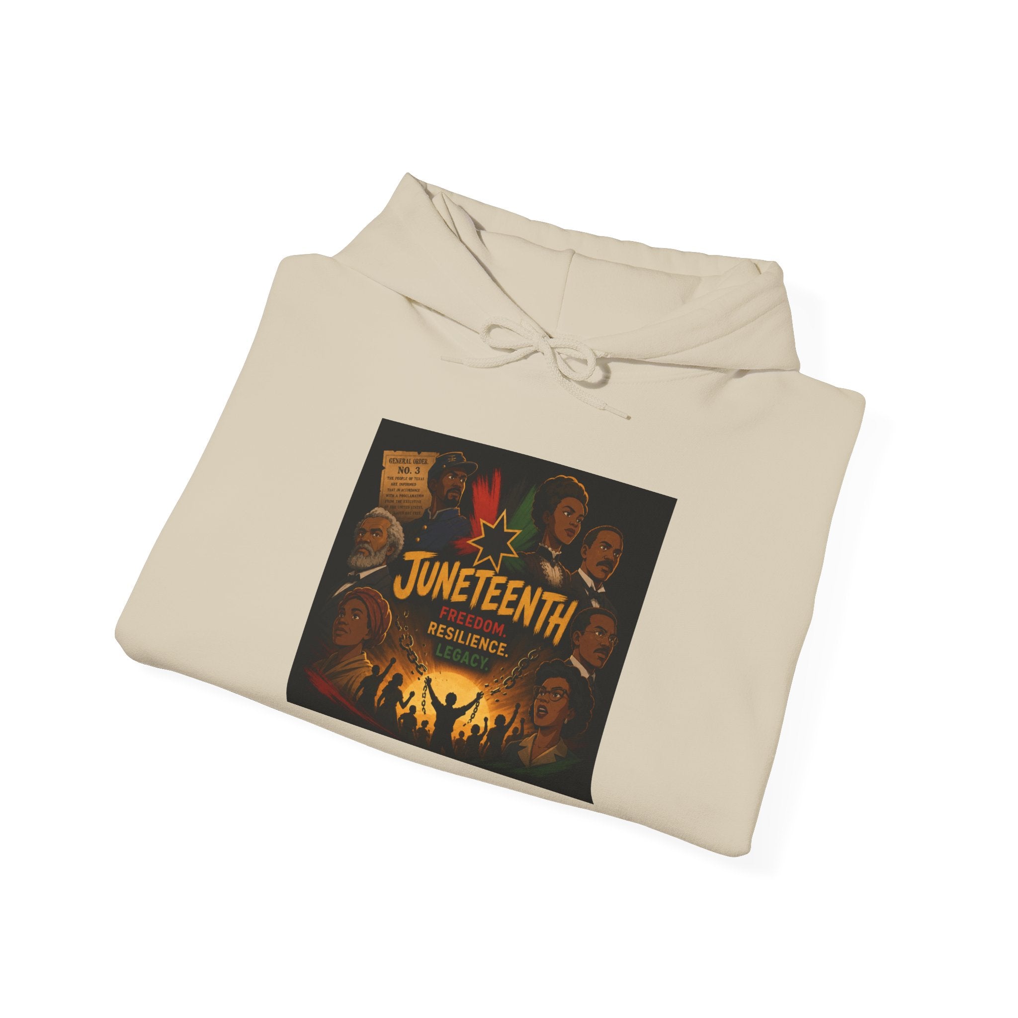 Juneteenth Hoodie — 'Unstoppable Legacy' Commemoration Pullover