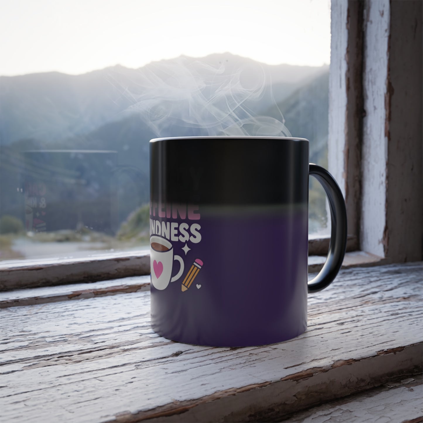 Fueled by Caffeine & Kindness Mug | Color Morphing 11oz