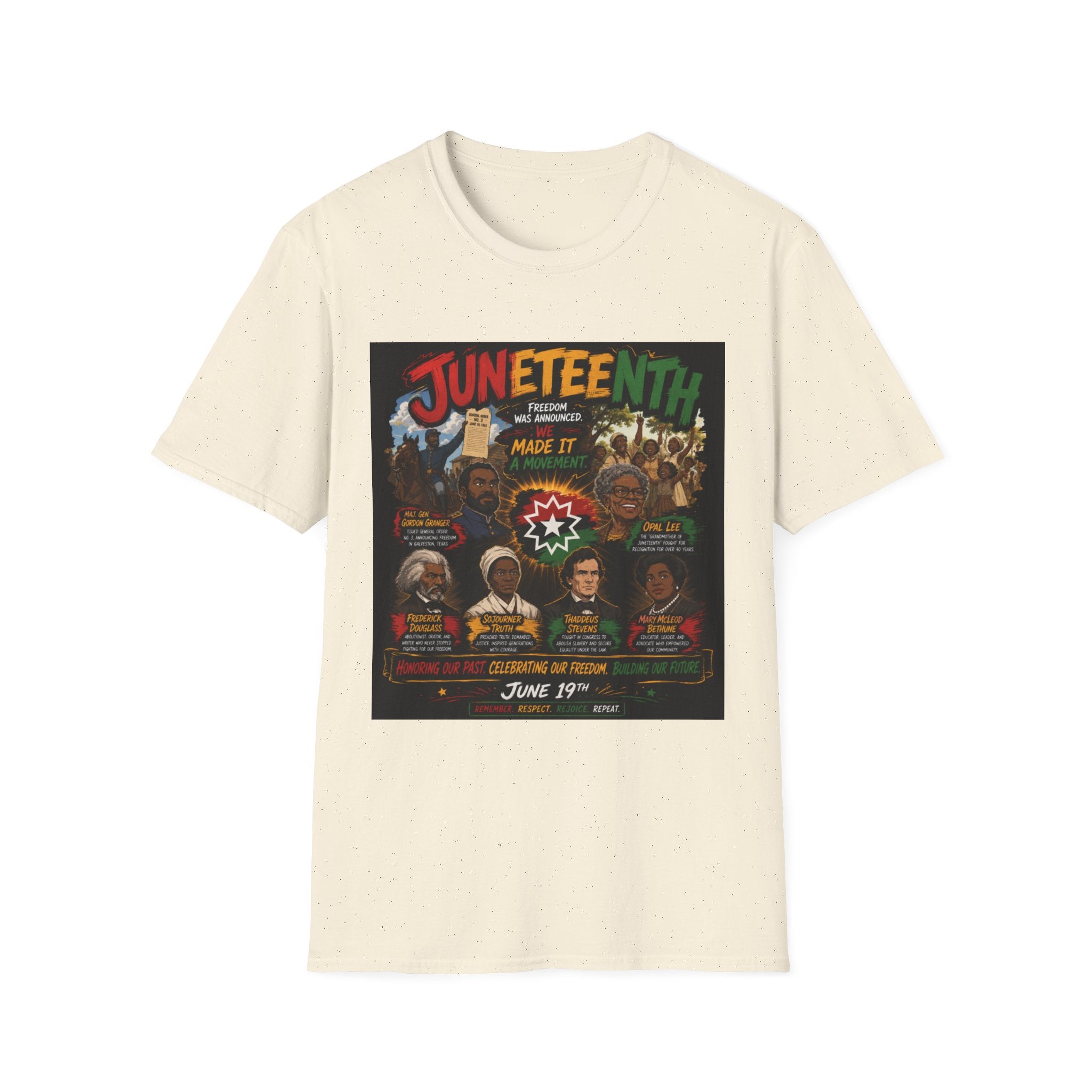 Juneteenth Celebration T-Shirt — Juneteenth Freedom Made It Graphic Tee
