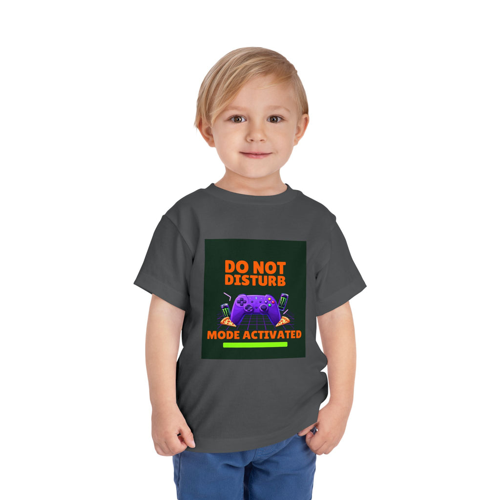 Do Not Disturb Mode Activated Toddler Tee — Gamer Controller Graphic Shirt