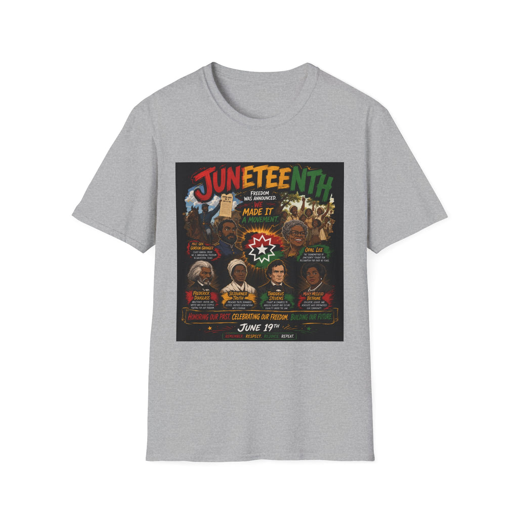 Juneteenth Celebration T-Shirt — Juneteenth Freedom Made It Graphic Tee