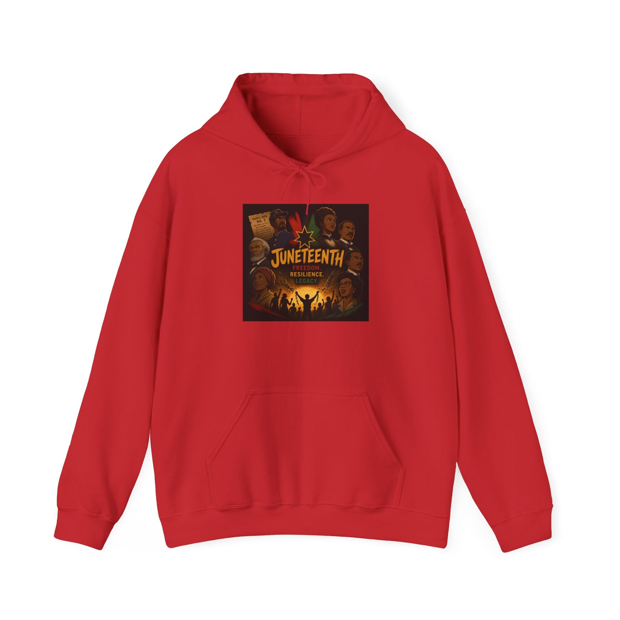 Juneteenth Hoodie — 'Unstoppable Legacy' Commemoration Pullover