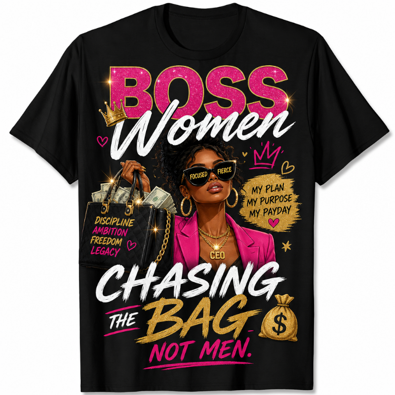 Boss Women Chasing The Bag Tee — Extended Colors & Sizes