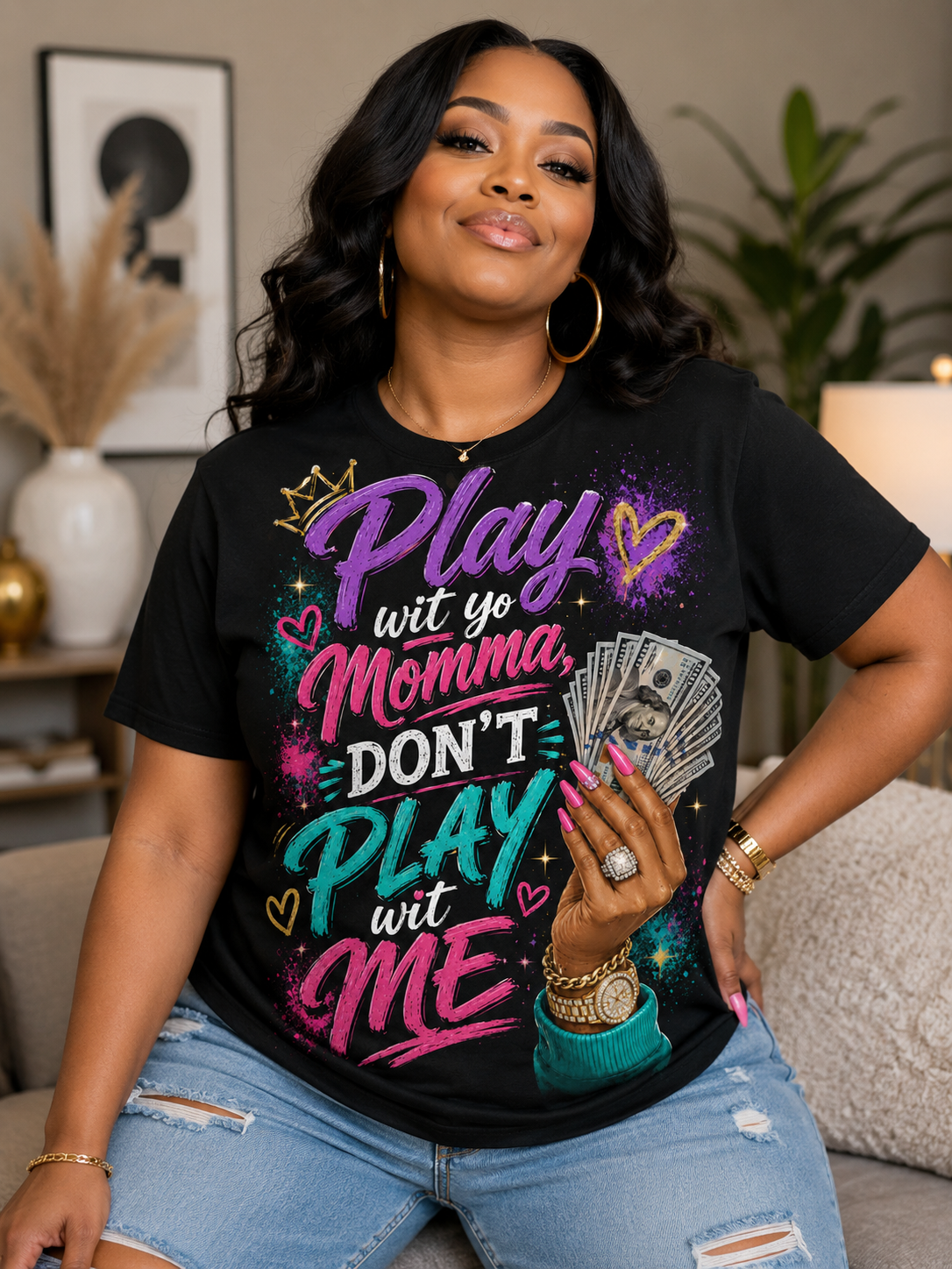Unisex Don't play wit me tee